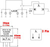 ZYHW 3 PIN Square CF13 Electronic Flasher Relay Fix 12V 0.02A-20A for Car Vehicle LED Turn Signal Light Bulbs 3Pcs