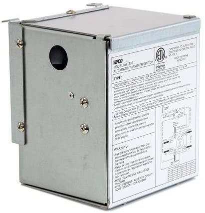 WFCO/ Arterra T-30-WM RV Trailer Camper Electrical Transfer Switch 30A Wall Mount