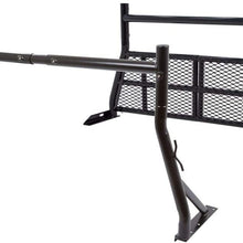 Apex ALRHADLX Adjustable Aluminum Pickup Truck Utility and Headache Rack - 500 lb Cap