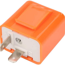 5pcs/set 12v 2 pin Electronic Turn Signal Flasher Relay, Turn Signal Flasher Relay for Led Lights