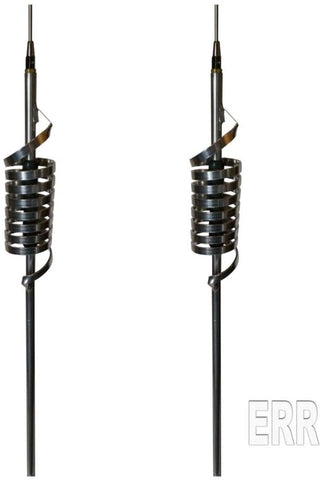 Dual Monkey Made CB Radio Antennas - Long Shaft - 49 Inch Stinger MM9 30k Watts 2 Items