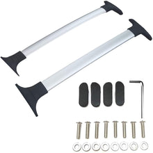 Tata.Meila 2Pcs Cross Bars for Ford Ecosport 2013-2021 Roof Rack Rails Crossbars Luggage Carrier Bars Silver