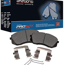 Akebono ACT1398 Proact Ultra Premium Ceramic Disc Brake Pad kit