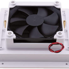 HNIWDJ 2Pcs 12V Universal RV Side Air Vent 2000RPM Cooling Trailer Exhaust Fan Caravan Effective Ceiling Mount Ventilation (Color : White)