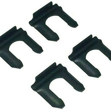 Hey CII port For 55-90 GM NOSR Disc Drum Brakes Rubber Brake Line Flex Hose Retaining Clips 4p CX