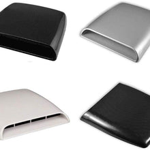 Wcnsxs 1pcs Car Bonnet Hood Scoop Air Flow Intake Vent Cover Decorative 2725cm 28TB