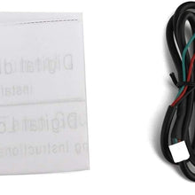 XinQuan Wang 2" 52mm 12V Car Auto Tachometer Gauge 0-8000RPM Car RPM Meter White Led Lighting RPM Gauge YC101429 Auto Gauge