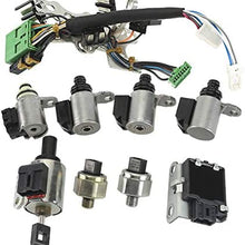 9PCS CVT JF011E RE0F10A F1CJA Remanufactured Valve Body Solenoids Compatible with Nissa-n Altima Rogue Sentra