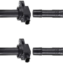 cciyu Pack of 4 Ignition Coils for Acura ILX Honda Accord Honda Civic Honda Cr-v Honda Crosstour 2010-2017 Fits for UF602 5C1719