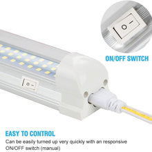 UPGRADED LED Interior Light Bar, MIHAZ 108LED 12V Universal Light Strip with ON/OFF Switch for RV Van Truck Lorry Camper Boat Caravan Motorhome (2 Pcs)