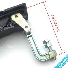 OWACH RV Compartment Lock Trigger Latch Baggage Door Latch, with Key,Flat Bracket, Long Grip arm - Adjustable Grip Range: 1.77"-2.25"(45-57mm)