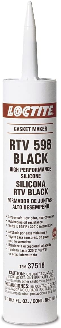 Loctite 37518 Black RTV Silicone Gasket Maker - 10.14 oz.