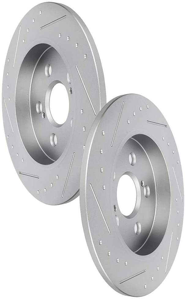 INEEDUP Brake Disc Rotors Front fit for Lexus CT0h,Pontiac Vibe,Toyota Corolla/Matrix/Prius/Prius Plug-In/Prius Prime