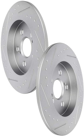 INEEDUP Brake Disc Rotors Front fit for Lexus CT0h,Pontiac Vibe,Toyota Corolla/Matrix/Prius/Prius Plug-In/Prius Prime