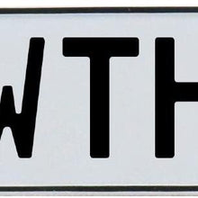 Vintage Parts 683611 Vintage Parts 683611 Lowther White Stamped Aluminum Street Sign Mancave Wall Art, 1 Pack