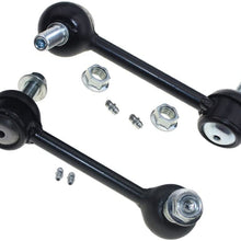 MILLION PARTS 2 Pcs Rear Suspension Kit Stabilizer Sway Bar End Links K6667 K6668