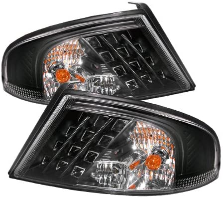 Spyder 5002747 Dodge Stratus 01-06 4Dr LED Tail Lights - Signal-3157NA(Included) ; Parking-LED ; Reverse-921(Not Included) - Black (Black)