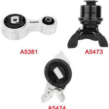 FINDAUTO 3PCS Engine Mount Engine Motor A5381 A5473 A5474 set Fit For 2006-2009 F-ord Fusion 2006-2009 M-ercury Milan