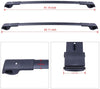 OCPTY Roof Rack Cargobar Carrier For Subaru Crosstrek 2016-2017,for Subaru Impreza 2012-2016,for Subaru XV Crosstrek 2013-2015 Rooftop Luggage Crossbars - Fits Side Rails Models ONLY