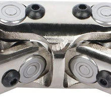 LUJUNTEC Chrome Double Stainless Steel U-Joint 3/4 DD - 3/4 DD,Maximum Working Angle: 35 Degree Steering Shaft U Joint