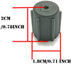 10pcs AC R134a Cap A/C Cap Black Air Conditioning Service Charging Port Caps R134a AC System Leakproof Hat 13mm Low Side & 16mm High Side Low Pressure and High Pressure10pc/set