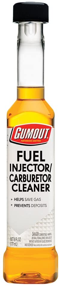 Gumout 510021W-6PK Fuel Injector & Carburetor Cleaner, 6 oz. (Pack of 6)