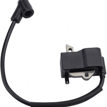 Morii New Ignition Coil Module Replacement for Husqvarna 128LD 125L 125E 128L 124L 128C 128R 125RJ 125R 128CD 125C Brushcutter Trimmer 545046701 530039224