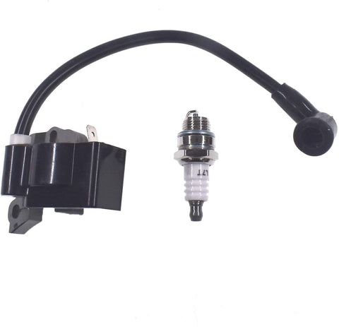 NAVARME Ignition Coil with Spark plug fit STIHL FS38 FS45 FS46 FS55 KM55 Grass Trimmer