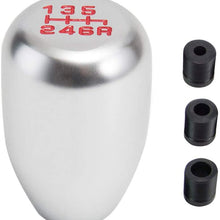 Manual Racing JDM Type-R 6 Speed Manual Gear Shift Knobs Replacement fit for Universal Most of Vehicle(Blue)