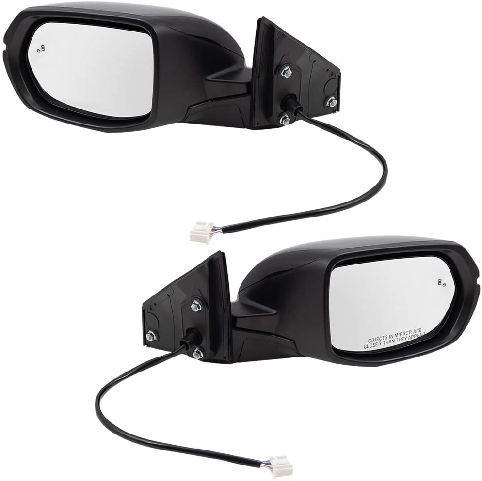 BROCK Pair Power Side View Mirrors for 2017-2018 Honda CR-V Set Heated Signal Blind Spot Detection 76258TLAA32 76208TLAA31