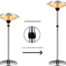 OCYE Outdoor Courtyard Heater, Outdoor/Indoor Independent Infrared Heater. 3 Seconds of Heat, Windproof and Waterproof, Suitable for Garden, Outdoor/Indoor
