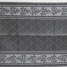 EEZ RV Products 9x18vg Reversible/Durable Outdoor Patio/RV Mats - 9ft. x 18ft, Vine Grey