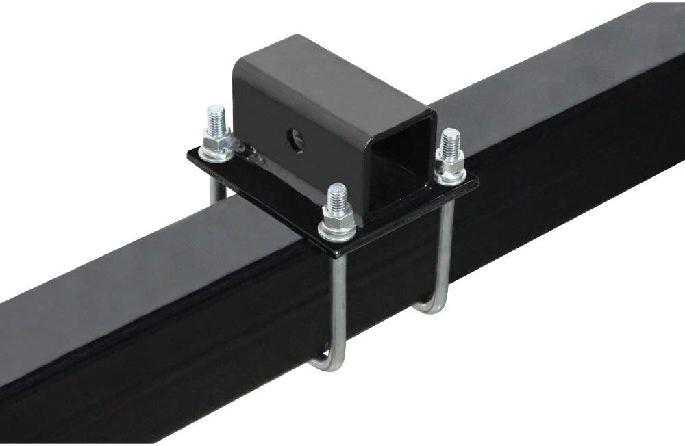 Quick Products QPERBAB Economy RV Bumper Receiver Adapter for Bike Rack, Cargo Carrier, etc. - Fits 4