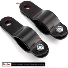 Jiewei Premium Quality Motorbike Accessories Motorcycle Universal 30-35mm Abar Bullbar Bull Nudge Bar Spot Brackets Clamps Stainless Steel MotorAccessories, Name:Chrome Black