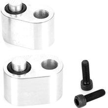 Qiilu Coolant Block, LS Coolant Crossover Tube Adapter Fit for LS2 LS1 LS3 5.3 6.0 LM7 LQ4 1/8 NPT