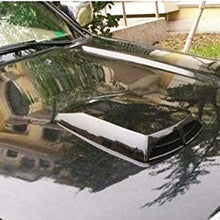 ZYHW Car Air Flow Intake Scoop Vent Cover Hood Check Pattern Black