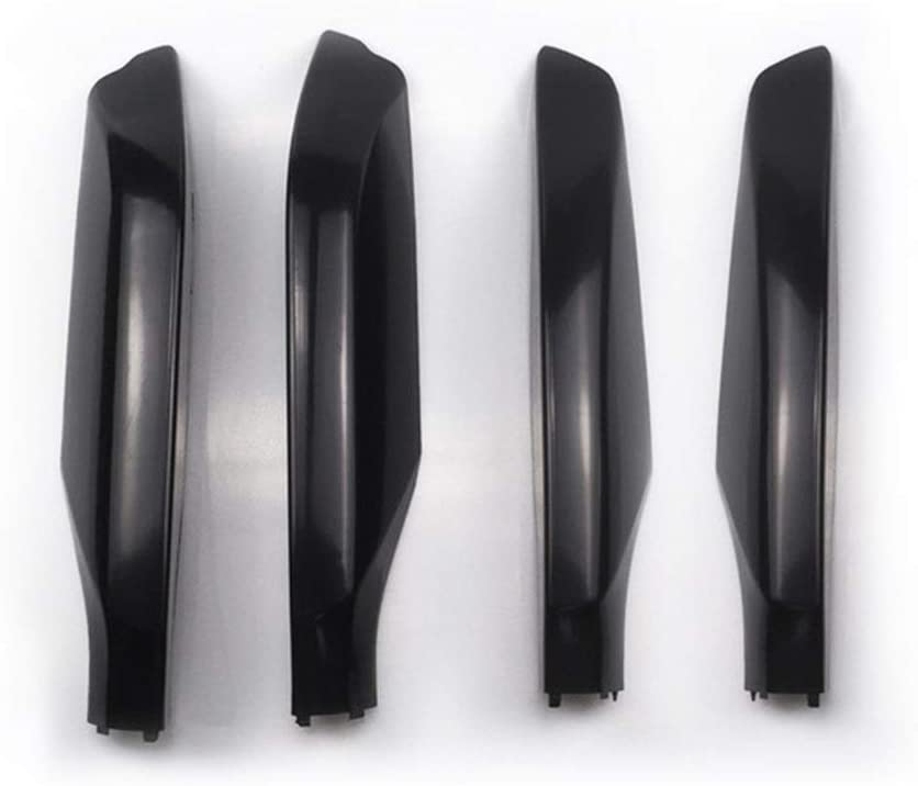 WNHSNM for Toyota Land Cruiser Prado J150 2010-2018 Car Roof Rails Rack End Cap Protection Cover Rail End Shell Replacement 4pcs (Color : Black)
