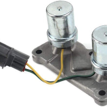 28300-P24-J01 Transmission Dual Shift Solenoid Compatible with 96 97 98 99 00 Honda Civic CR-V del Sol Civic AT 28300P24J01 Lock-up Solenoid Transmission Control Solenoid Module CR CRV