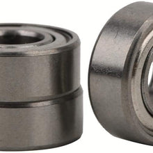 RC Car Bearing, Metal Sealed Bearing Ball Bearing Rolling Bearing Oil Bearing Kit for Tamiya CC01 1/10 RC Car(Silver Gray)
