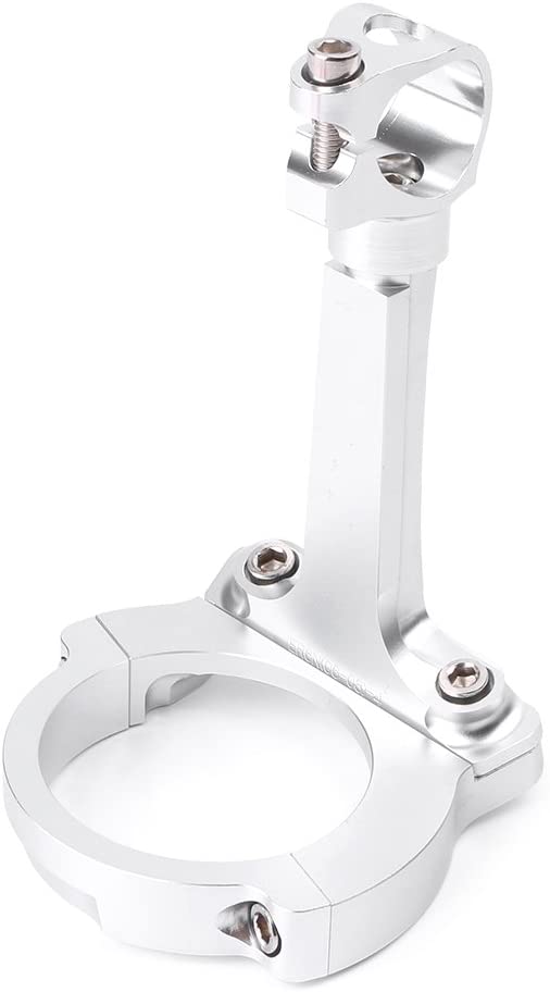 Mallofusa Motorcycle Stabilizer Steering Damper Bracket Mount Holder Kit Compatible for Kawasaki ER6N 2006 2007 2008 Gold
