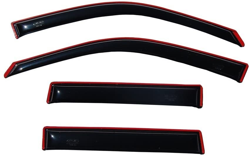 Auto Ventshade 194819 in-Channel Ventvisor Side Window Deflector, 4-Piece Set for 2002-2010 Ford Explorer & Mercury Mountaineer, 2003-2010 Lincoln Aviator