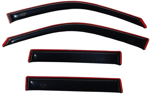 Auto Ventshade 194819 in-Channel Ventvisor Side Window Deflector, 4-Piece Set for 2002-2010 Ford Explorer & Mercury Mountaineer, 2003-2010 Lincoln Aviator