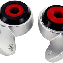 MSJFUBANGBM Front Control Arm Bushings for BMW E46 E85 325I 330I Z4 99-06 PQY-CAB16 OE:31126757623 31126757624 (Color : Silver)