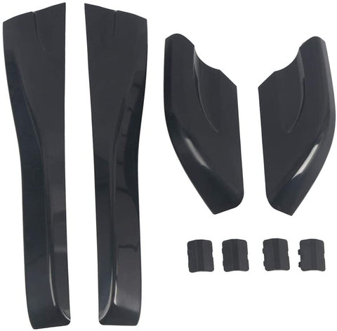 YUZHONGTIAN 2004-2008 For Hyundai Tucson Car Roof Rails Rack Leg Cover End Cap Protection Cover Shell Black 1 Set