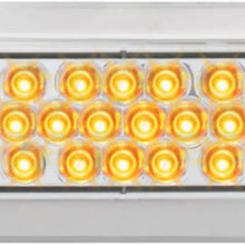 GG Grand General 76522 Red/Red LED Strobe Light (Oval Pearl Grommet and Pigtail)