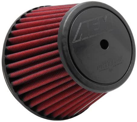 AEM 21-209ED-HK Universal DryFlow Clamp-On Air Filter: Round Tapered; 6 in (152 mm) Flange ID; 5 in (127 mm) Height; 7.5 in (191 mm) Base; 5.125 in (130 mm) Top