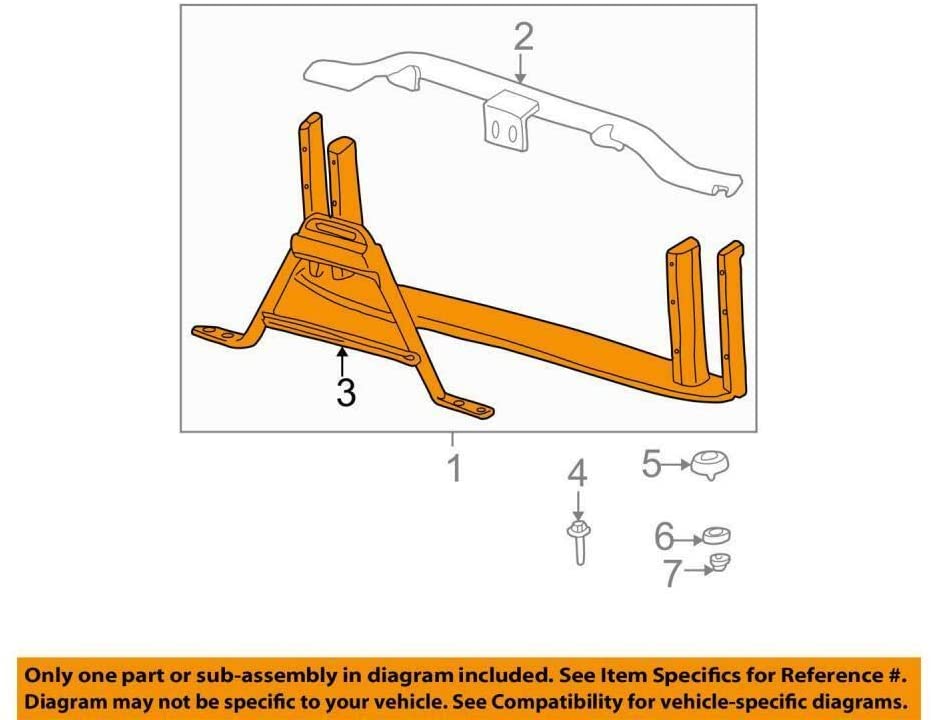 Genuine GM 15223722 Radiator Opening Brace, Front