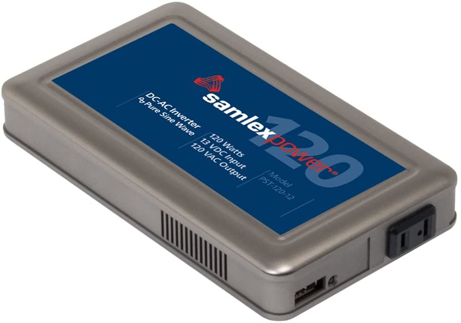 Samlex PST-120-12 120 Watt Pure Sine Wave Inverter PST Series (120 VAC)