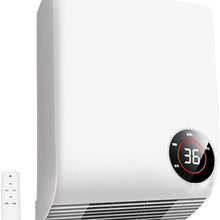 OCYE Space Heater, Multiple Safety Protection, Independent/Easy-to-Install Wall-Mounted Installation, Shower Heating, Home Heating, Drying Clothes, White
