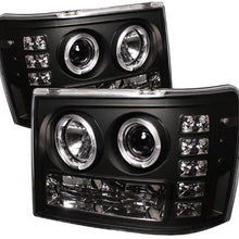 Spyder Auto GMC Sierra 1500/2500/3500, GMC Sierra Denali Black Halogen Projector Headlight